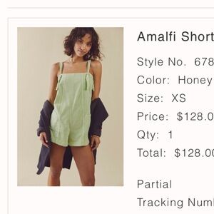 Free people amalfi shortalls